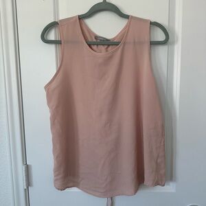 Sweet Rain Pink Sleeveless Tank Top